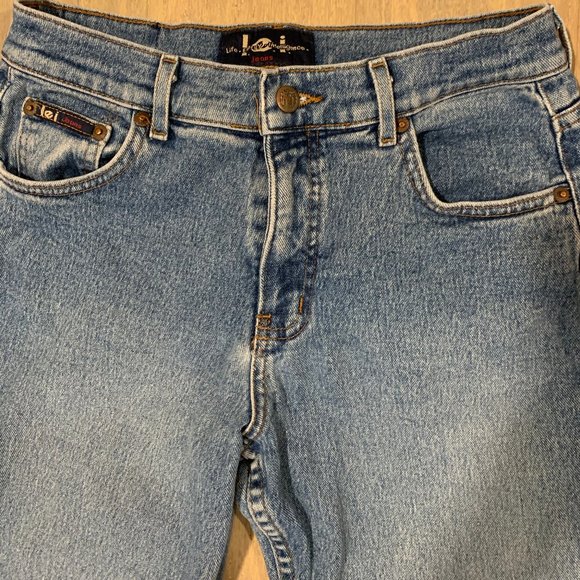 Vintage 90s l.e.i flare jeans, great condition - Picture 2 of 15